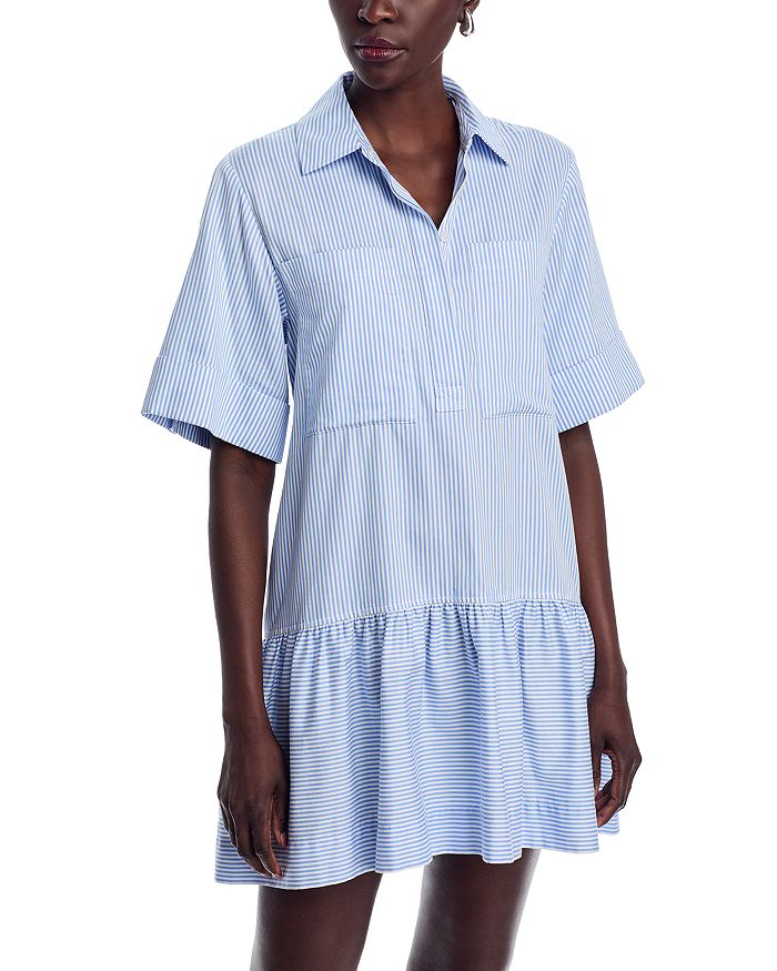 Криспоплиновое платье-рубашка SIMKHAI, синий
Криспоплиновое платье-рубашка SIMKHAI, синий