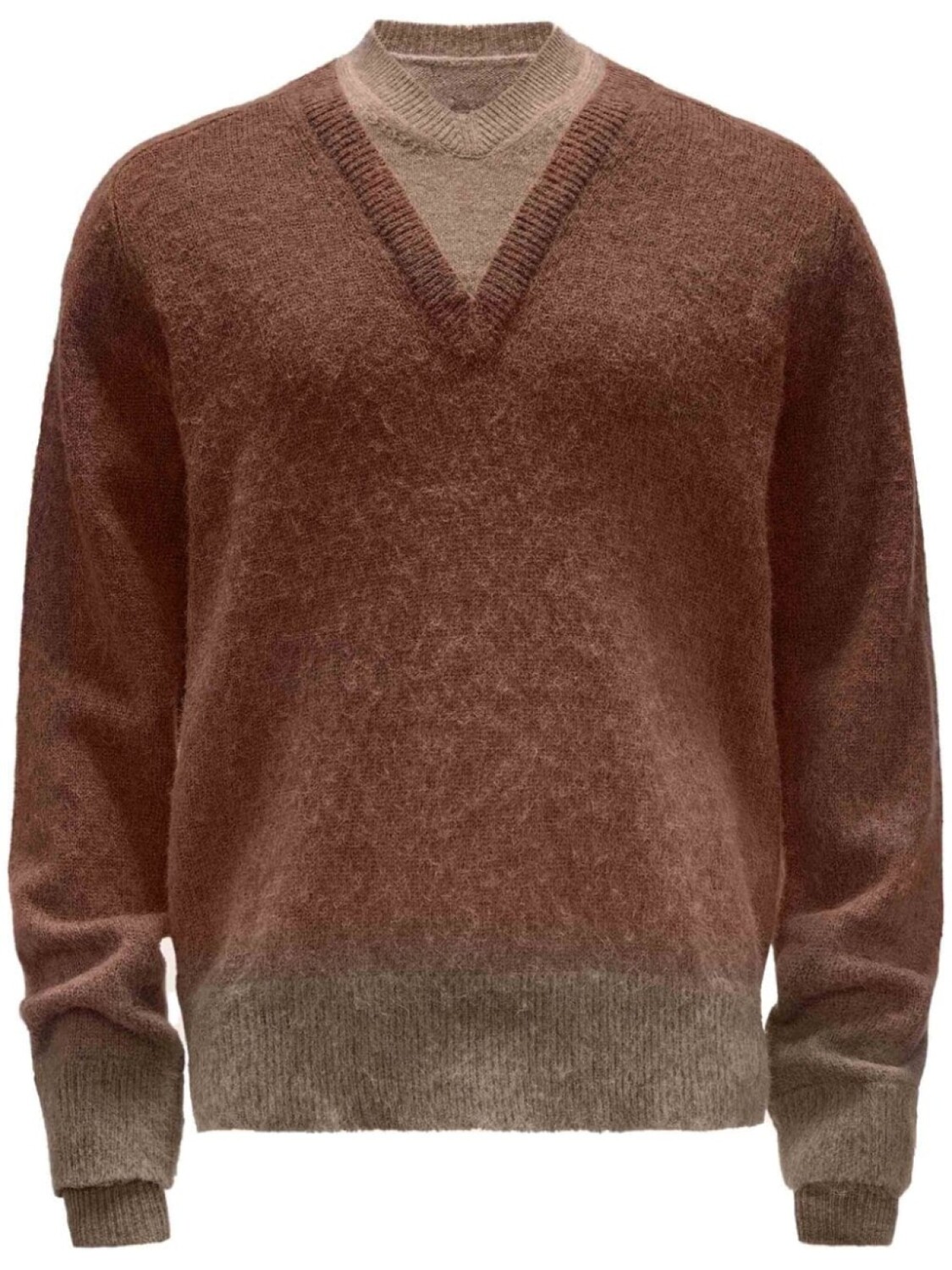 JW Anderson шерстяной джемпер с V-образным вырезом, коричневый
JW Anderson шерстяной джемпер с V-образным вырезом, коричневый