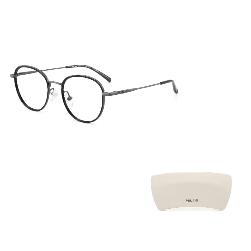 PULAIS Круглая оправа для очков из бета-титана унисекс, HK3031-C2 Deep Gun Black
PULAIS Круглая оправа для очков из бета-титана унисекс, HK3031-C2 Deep Gun Black