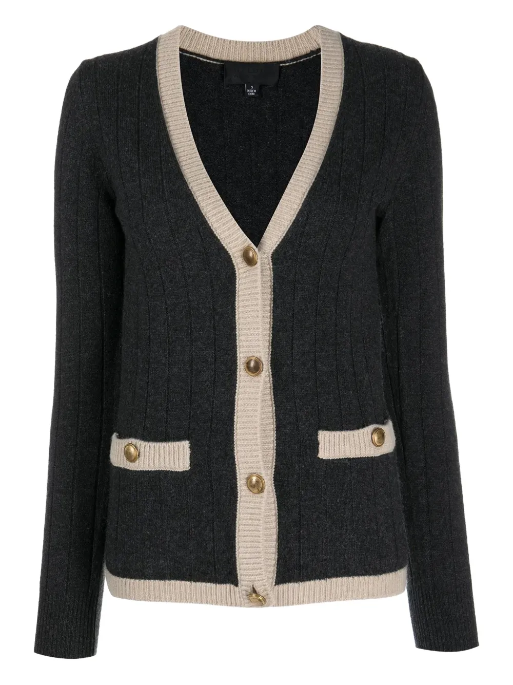 Кардиган в рубчик Nili Lotan, черный
Кардиган в рубчик Nili Lotan, черный