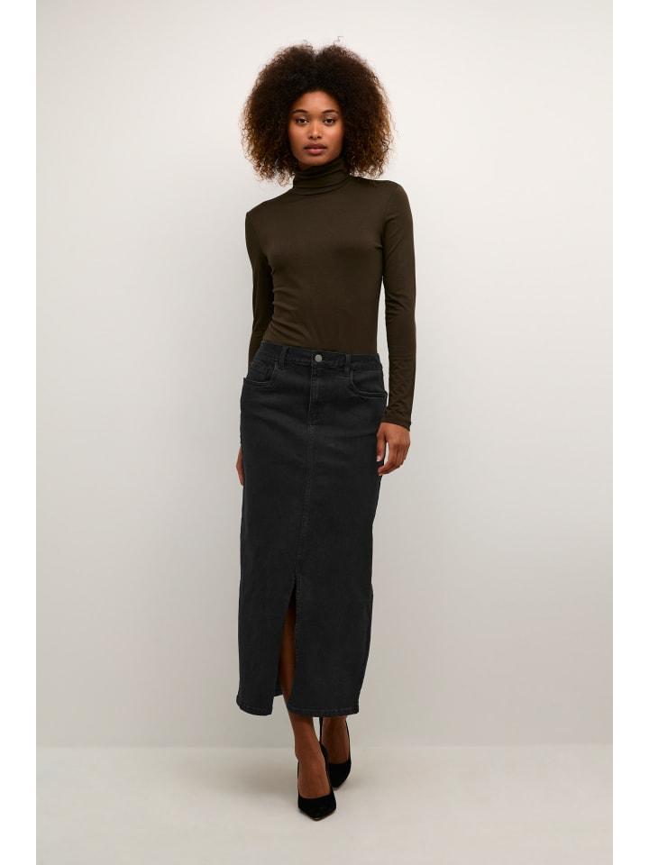 Юбка до колена Kaffe, глубокий черный
Юбка до колена Kaffe, глубокий черный