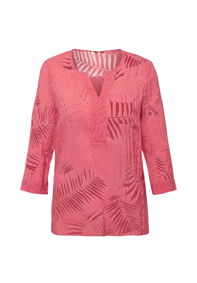 Короткий размер: блузка свободного покроя с эффектом выгорания Goldner, цвет dahlie
Короткий размер: блузка свободного покроя с эффектом выгорания Goldner, цвет dahlie