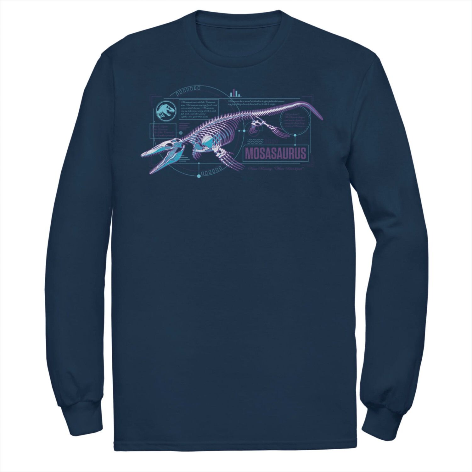 Мужская футболка Jurassic World Mosasaurus Skeleton X Ray, Синяя Licensed Character, синий
Мужская футболка Jurassic World Mosasaurus Skeleton X Ray, Синяя Licensed Character, синий