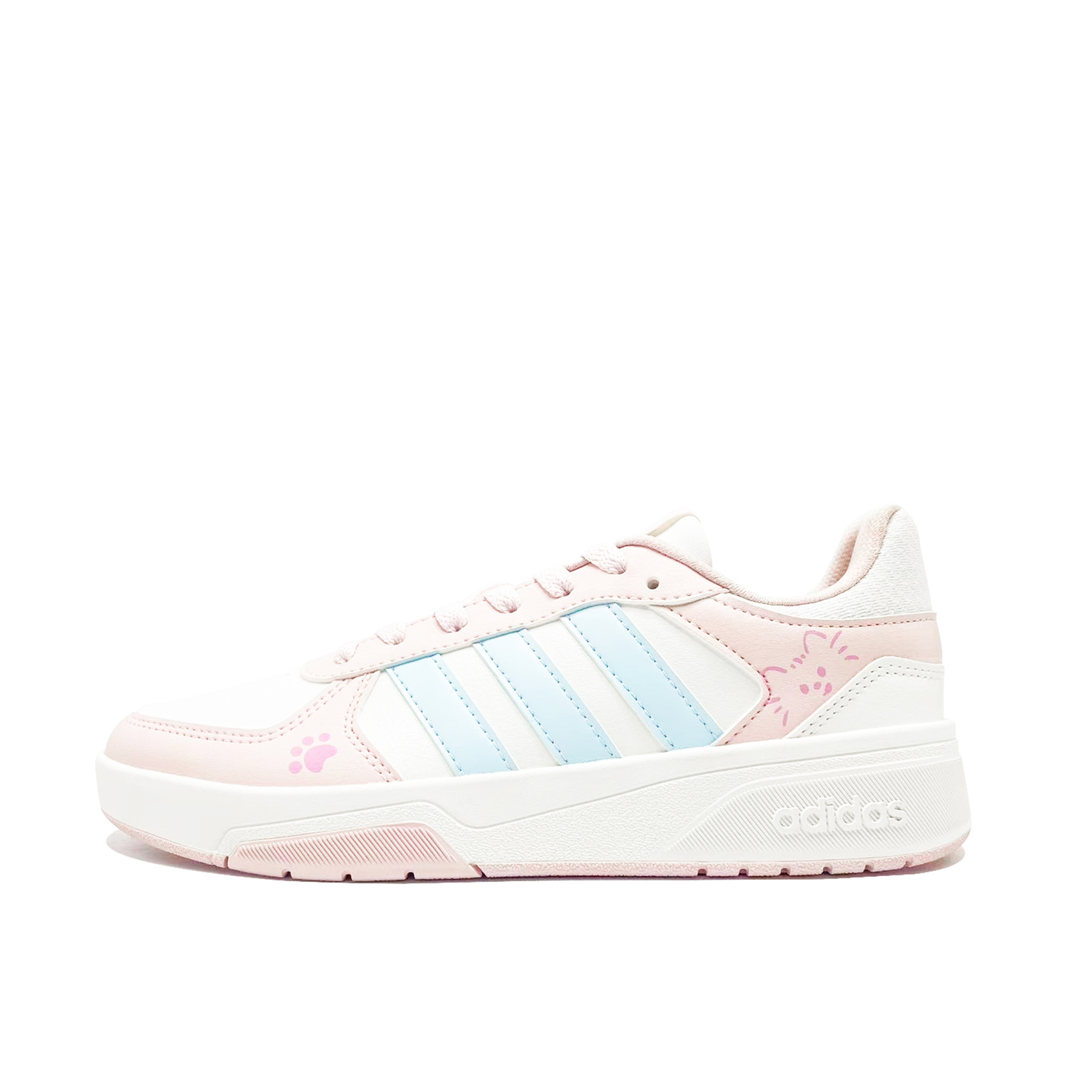 Adidas Courtbeat Skateboard Shoes Unisex Low top Pink/White/Blue
Adidas Courtbeat Skateboard Shoes Unisex Low top Pink/White/Blue