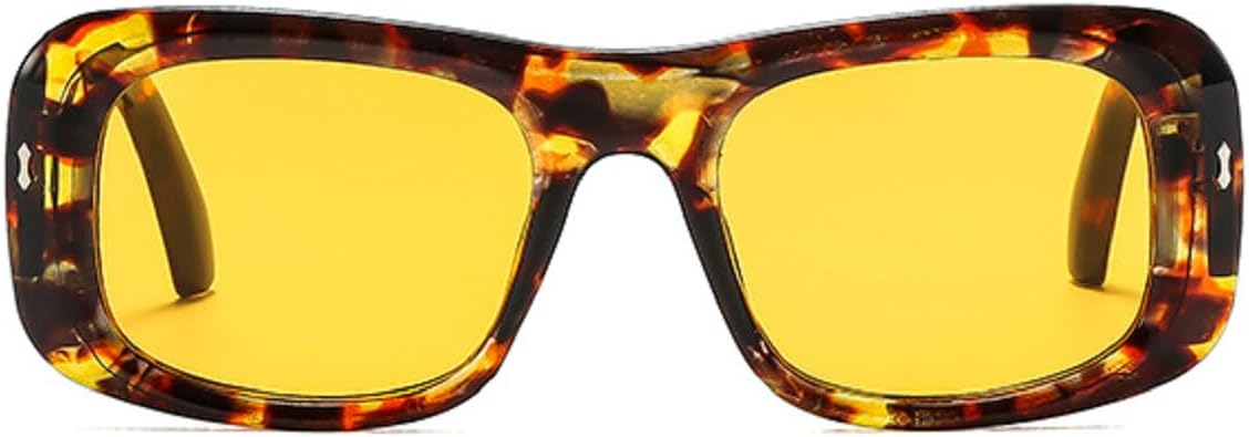 Солнцезащитные очки Melrose Rectangle Punk для женщин, роскошные винтажные квадратные солнцезащитные очки в стиле Y2K с защитой от УФ-излучения UV400, желтые, модель 3932, Amber Yellow
Солнцезащитные очки Melrose Rectangle Punk для женщин, роскошные винтажные квадратные солнцезащитные очки в стиле Y2K с защитой от УФ-излучения UV400, желтые, модель 3932, Amber Yellow