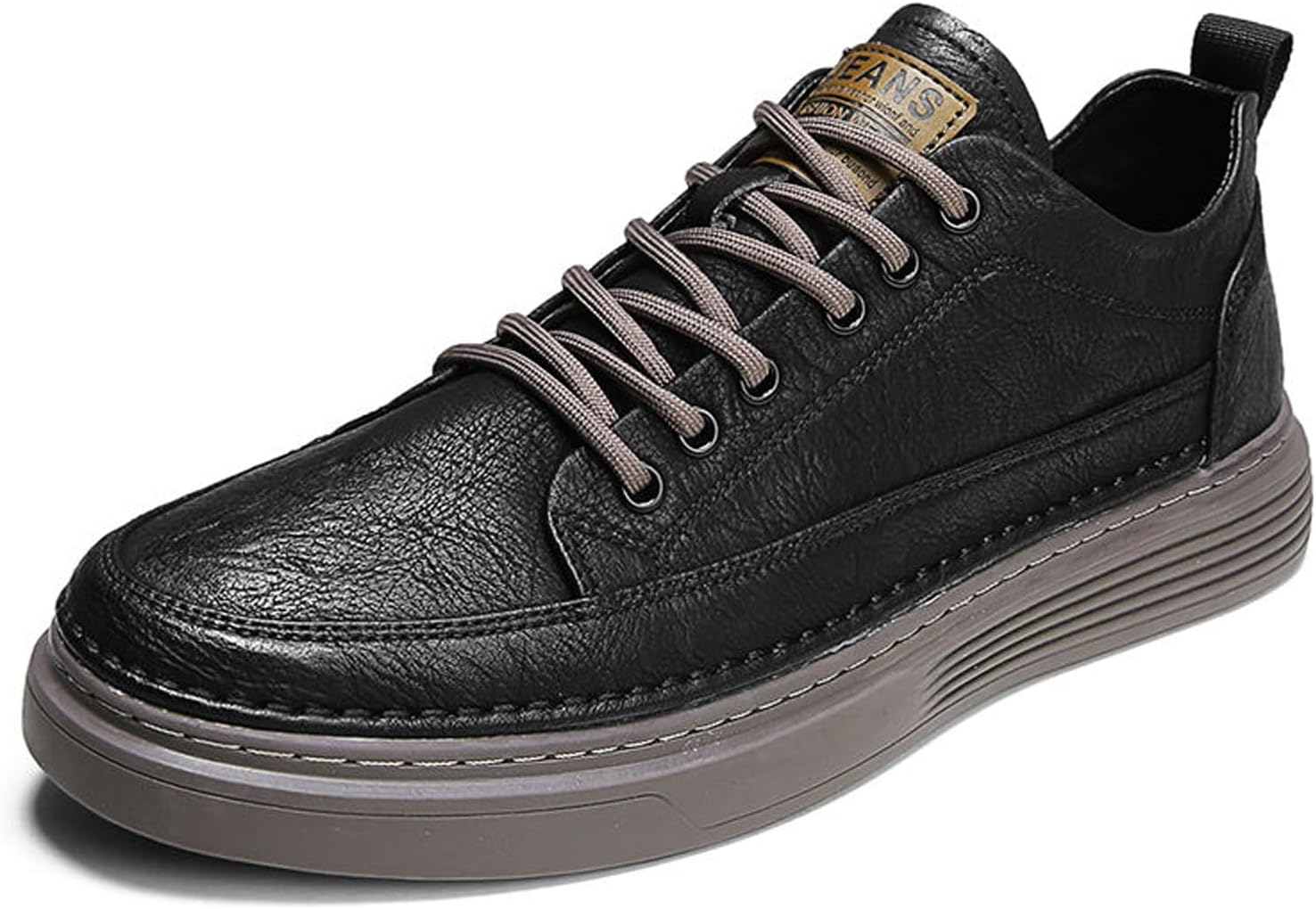 Мужские винтажные кожаные модные кроссовки, классические шнурованные плоские повседневные туфли, удобные легкие противоскользящие обувь для ходьбы Eftcal, черный
Мужские винтажные кожаные модные кроссовки, классические шнурованные плоские повседневные туфли, удобные легкие противоскользящие обувь для ходьбы Eftcal, черный