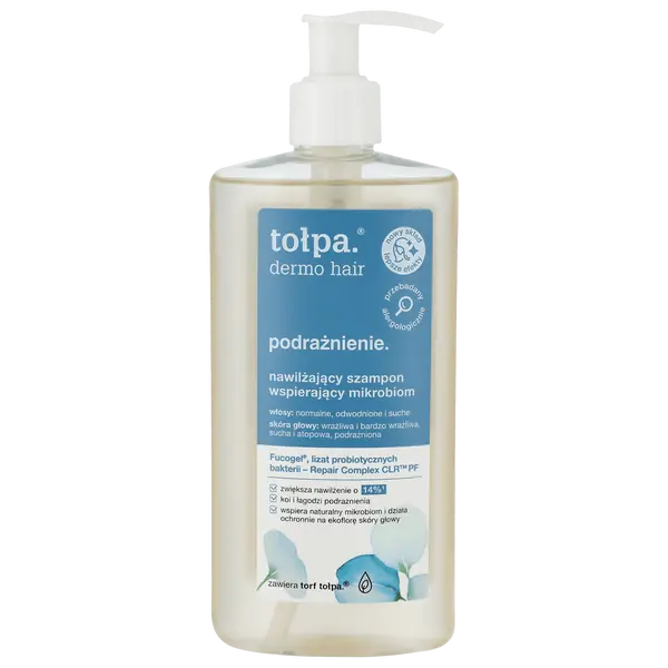 Увлажняющий шампунь для волос, поддерживающий микробиом, 250 мл Tołpa Dermo hair podrażnienie
Увлажняющий шампунь для волос, поддерживающий микробиом, 250 мл Tołpa Dermo hair podrażnienie