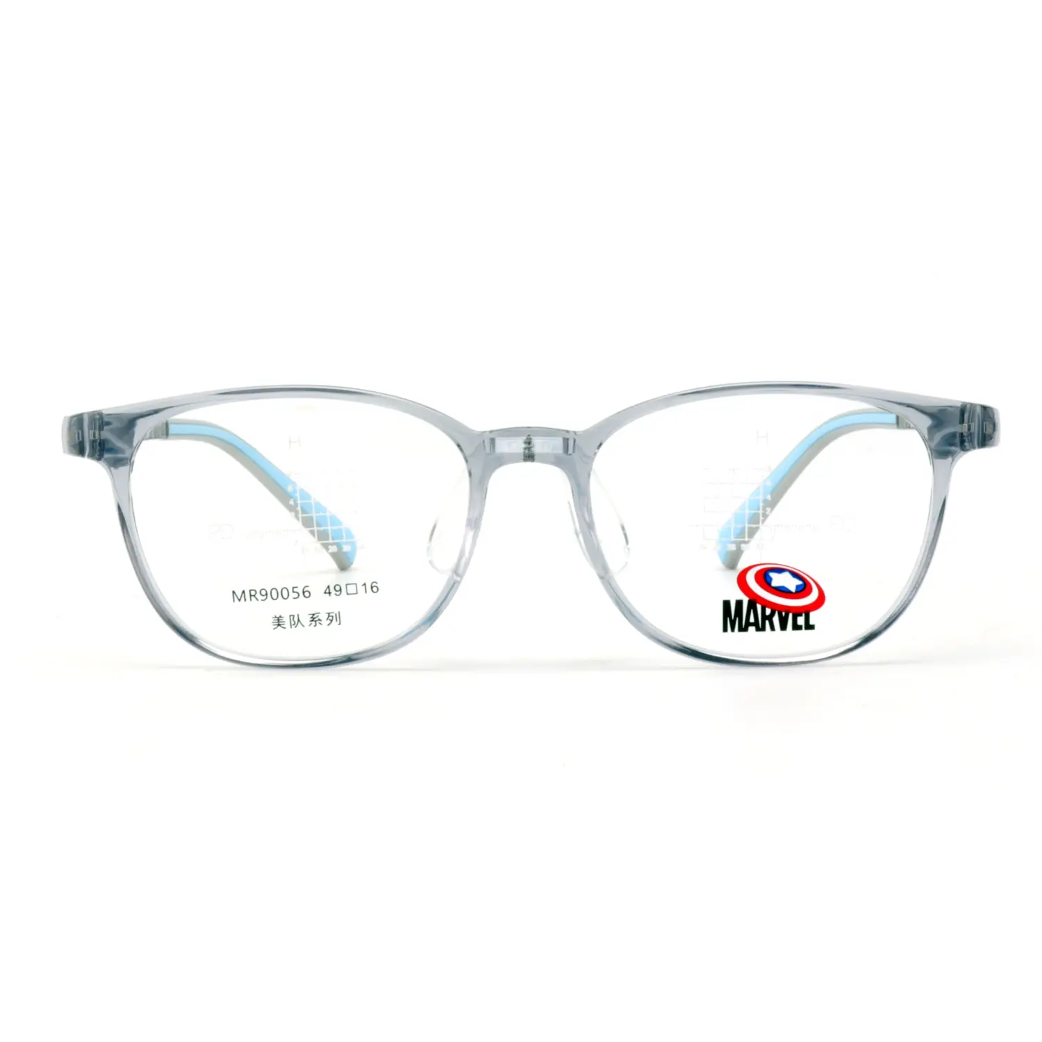 MARVEL Круглая оправа для очков детская, Transparent Gray C121
MARVEL Круглая оправа для очков детская, Transparent Gray C121