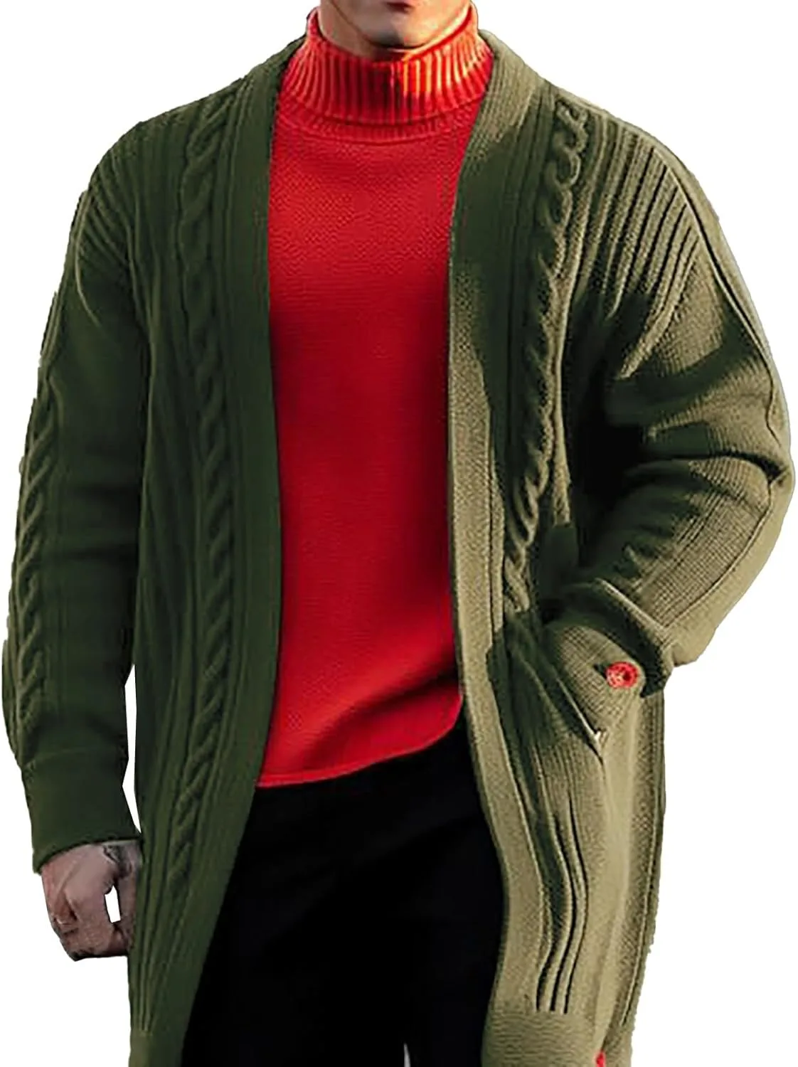 Кардиган мужской Longline Slim Fit Jacquard
Кардиган мужской Longline Slim Fit Jacquard