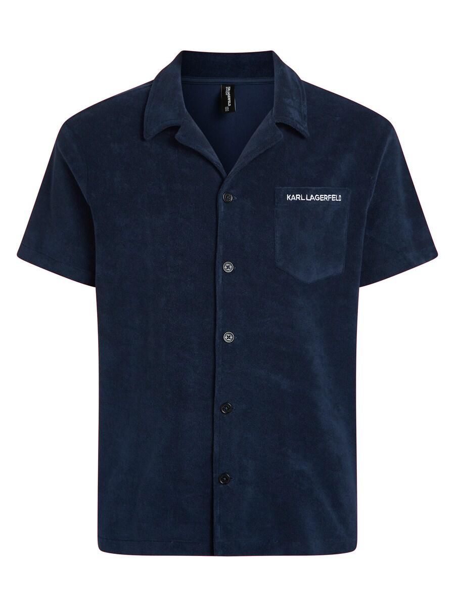 Рубашка на пуговицах классического кроя Karl Lagerfeld, темно-синий
Рубашка на пуговицах классического кроя Karl Lagerfeld, темно-синий