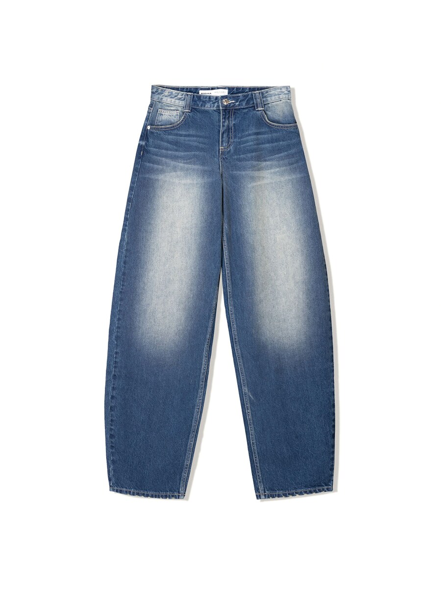 Мешковатые джинсы Bershka, Dark blue
Мешковатые джинсы Bershka, Dark blue