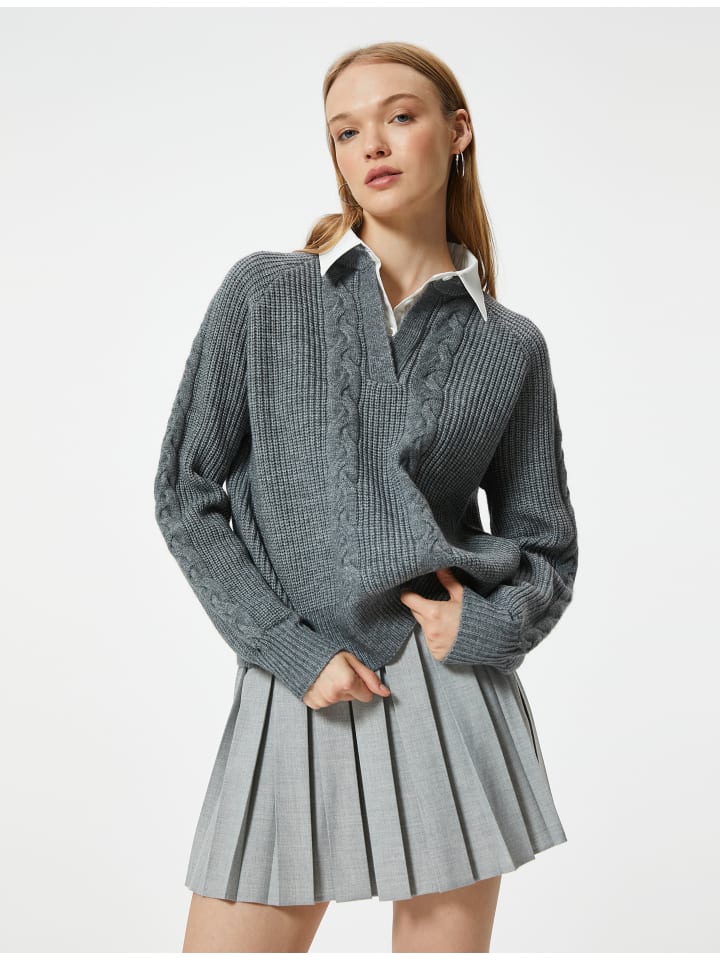 Толстовка KOTON, антрацит
Толстовка KOTON, антрацит