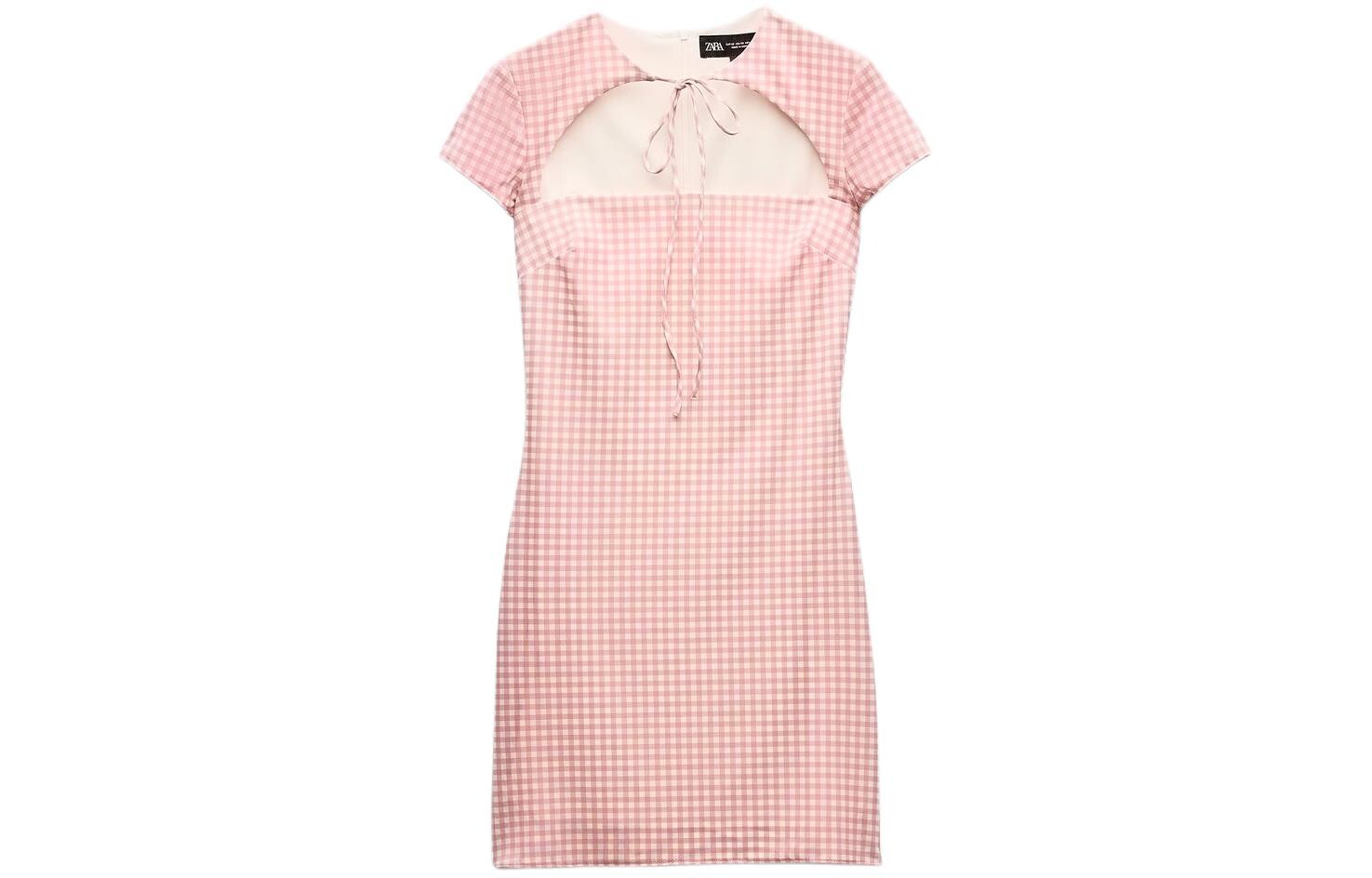 Платье с короткими рукавами женское розовое / белое Zara
Платье с короткими рукавами женское розовое / белое Zara