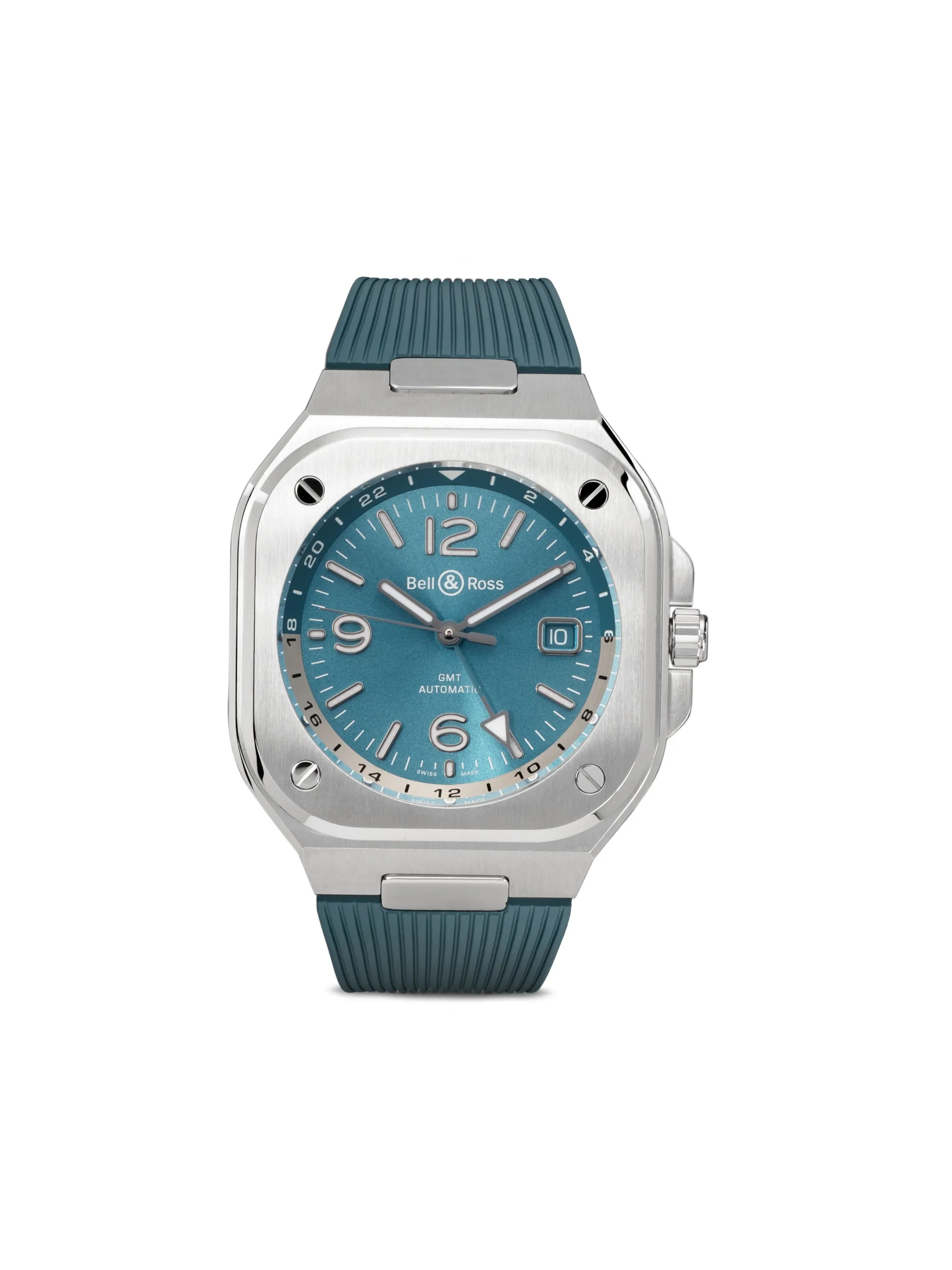 Наручные часы BR-05 GMT 41 мм Bell & Ross, синий
Наручные часы BR-05 GMT 41 мм Bell & Ross, синий