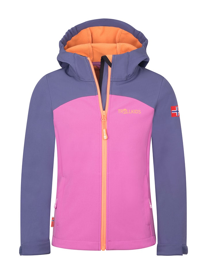 Куртка софтшелл Кристиансанн розового/фиолетового цвета Trollkids
Куртка софтшелл Кристиансанн розового/фиолетового цвета Trollkids