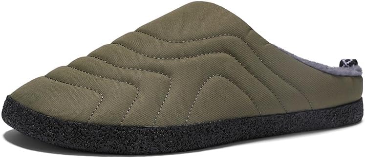 Мужские тапочки Asifn с противоскользящей подошвой для дома и улицы, удобные зимние домашние обувь с теплой плюшевой подкладкой и хлопковой подошвой, зеленый
Мужские тапочки Asifn с противоскользящей подошвой для дома и улицы, удобные зимние домашние обувь с теплой плюшевой подкладкой и хлопковой подошвой, зеленый