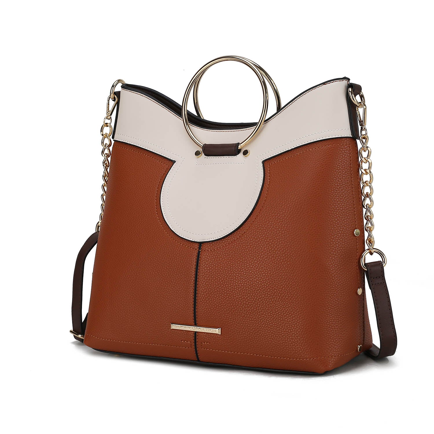 Женская сумка-портфель Kylie Top Handle Satchel из веганской кожи от Mia k MKF Collection By Mia K., цвет cognac
Женская сумка-портфель Kylie Top Handle Satchel из веганской кожи от Mia k MKF Collection By Mia K., цвет cognac