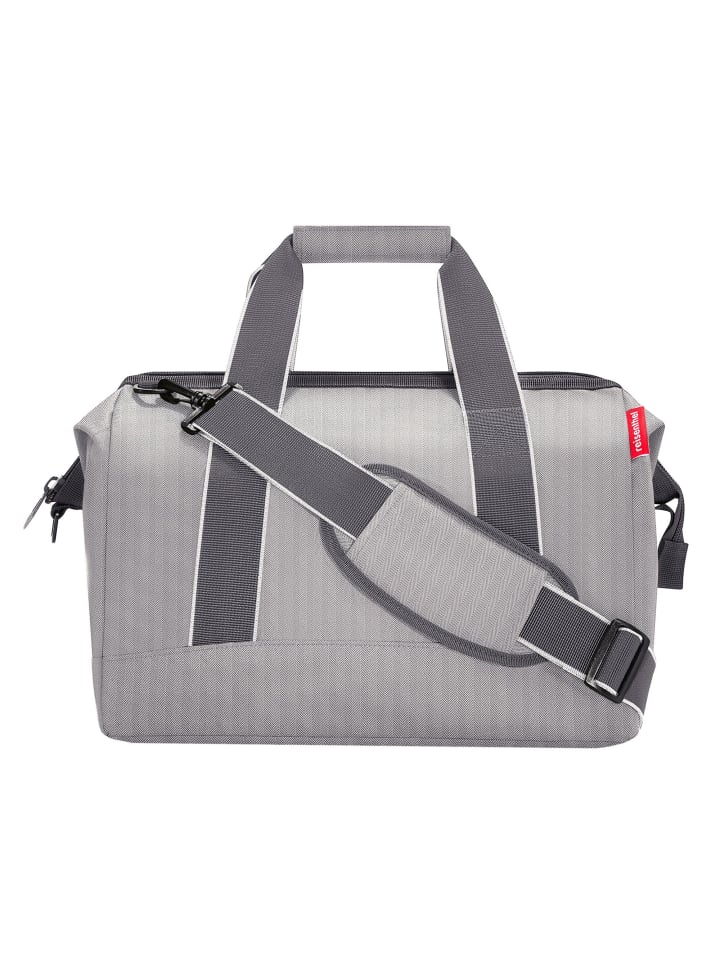 Дорожная сумка Allrounder M Weekender 40 см серого цвета с рисунком елочка Reisenthel
Дорожная сумка Allrounder M Weekender 40 см серого цвета с рисунком елочка Reisenthel