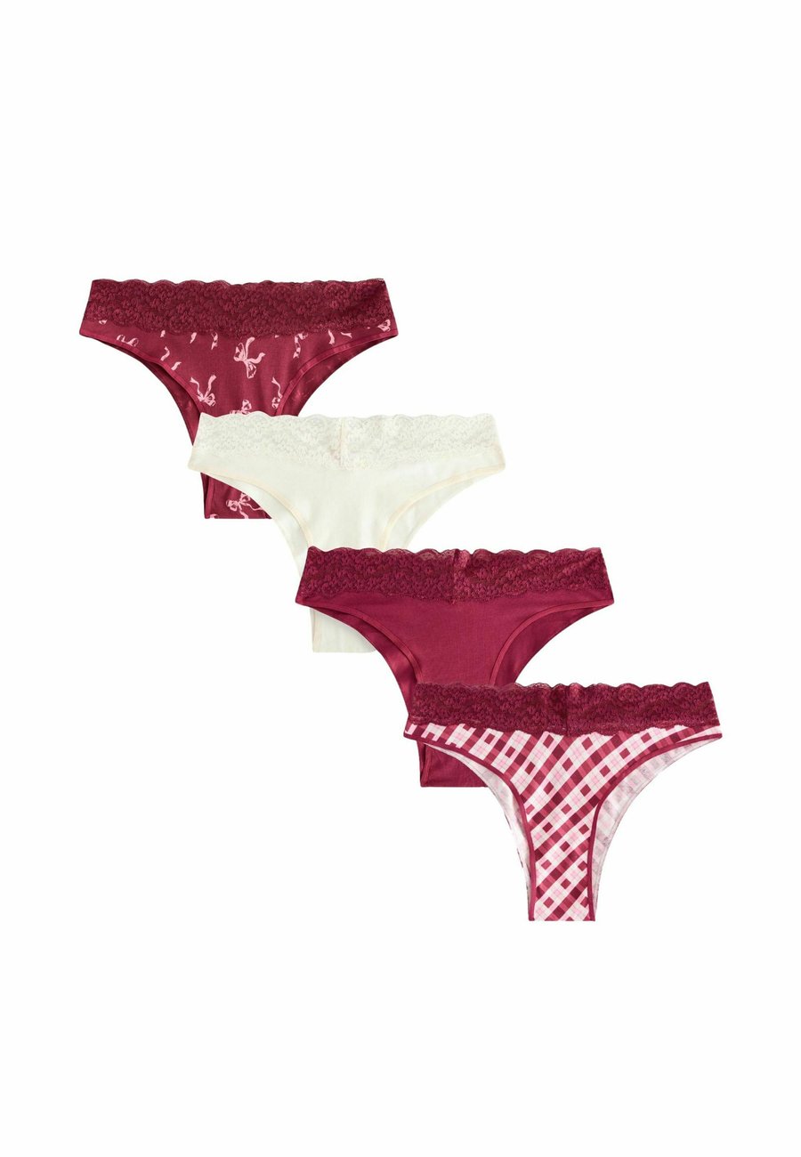 Брифы Next HIGH LEG TRIM FOUR PACK, Berry Red/Purple
Брифы Next HIGH LEG TRIM FOUR PACK, Berry Red/Purple