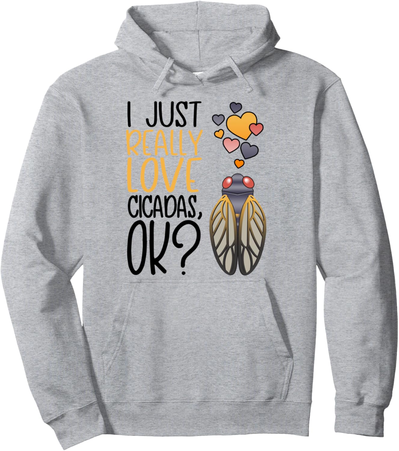 Милая толстовка для любителей цикад. Я действительно люблю цикад Love Cicadas Apparel, серый
Милая толстовка для любителей цикад. Я действительно люблю цикад Love Cicadas Apparel, серый