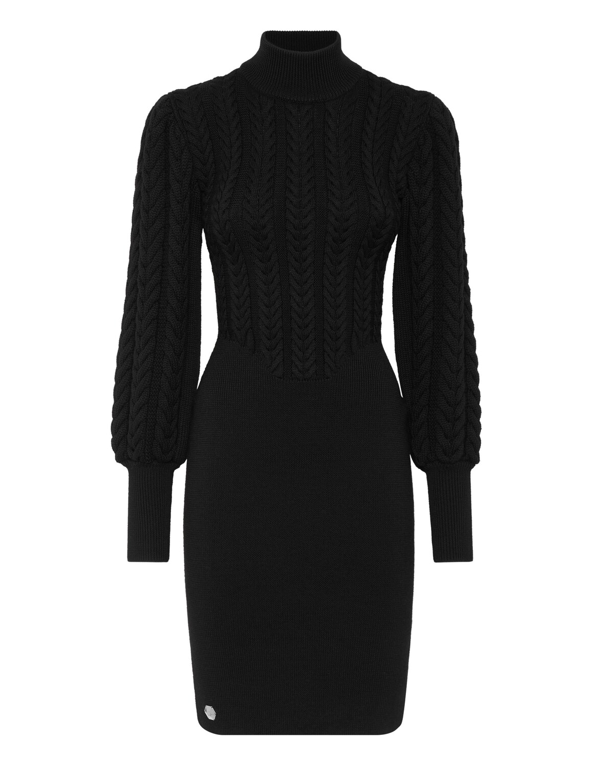 Шерстяное платье-водолазка LS Philipp Plein, черный
Шерстяное платье-водолазка LS Philipp Plein, черный