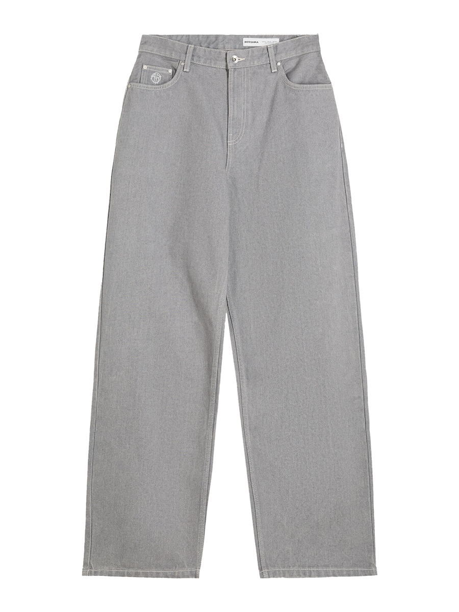 Мешковатые джинсы Bershka, Grey Denim
Мешковатые джинсы Bershka, Grey Denim