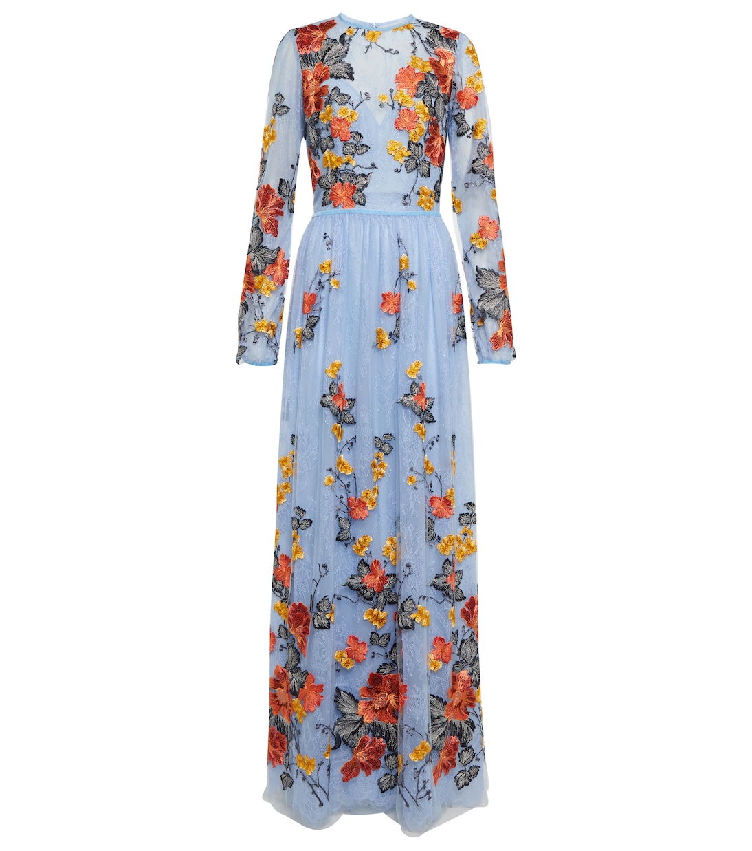 Платье из кружева с цветочной вышивкой Лиана Costarellos, Light Blue Orange Flowers
Платье из кружева с цветочной вышивкой Лиана Costarellos, Light Blue Orange Flowers