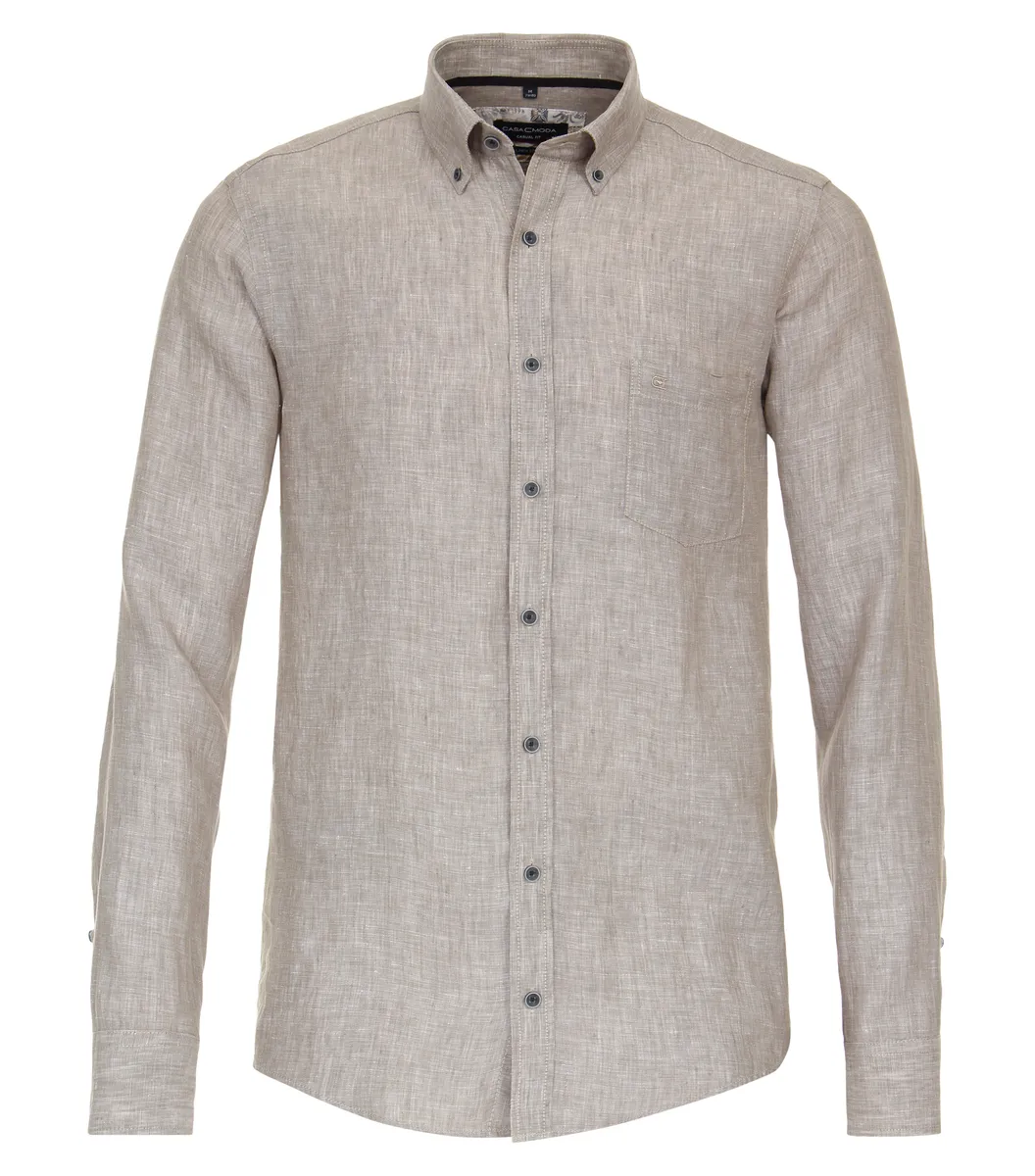 Рубашка CASAMODA с длинными рукавами "Повседневная рубашка CASAMODA однотонная ", бежевый
Рубашка CASAMODA с длинными рукавами "Повседневная рубашка CASAMODA однотонная ", бежевый