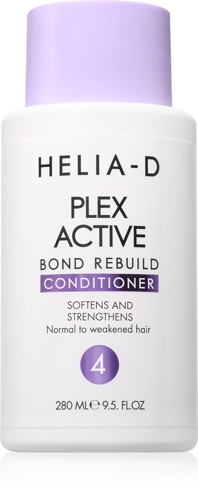 Plex Active Bond Rebuild восстанавливающий укрепляющий кондиционер для всех типов волос Helia-D, 280 мл
Plex Active Bond Rebuild восстанавливающий укрепляющий кондиционер для всех типов волос Helia-D, 280 мл