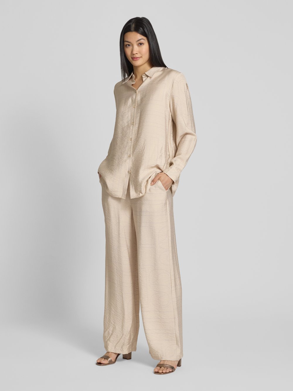 Брюки прямого кроя с эффектом жатости, модель «Келли» My Essential Wardrobe, песочный
Брюки прямого кроя с эффектом жатости, модель «Келли» My Essential Wardrobe, песочный