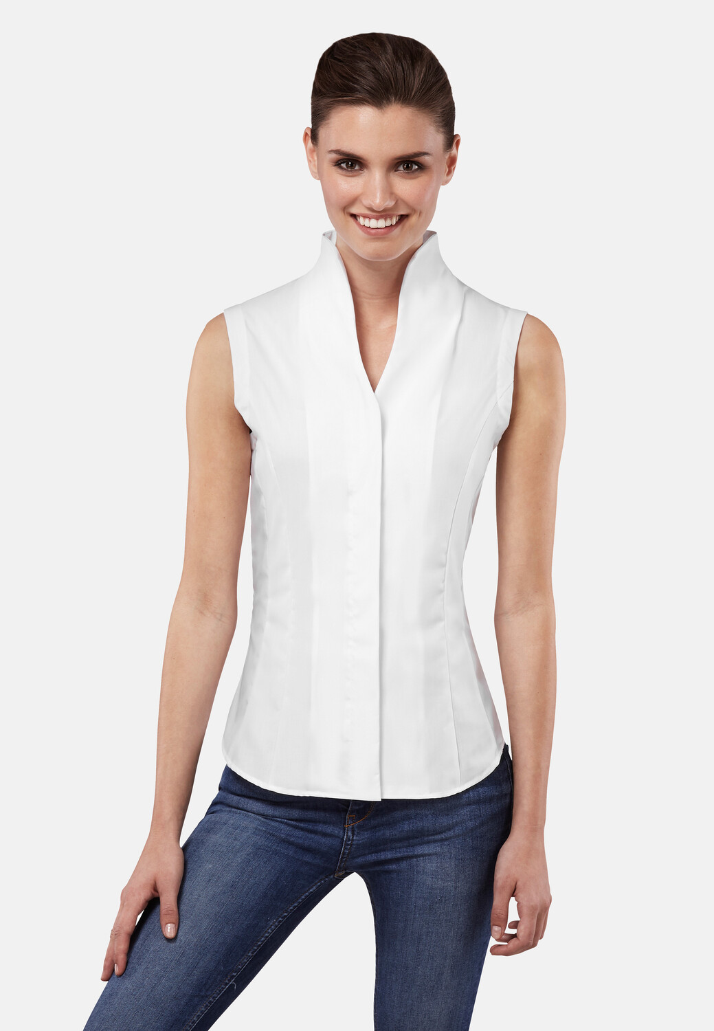 Блуза Vincenzo Boretti leicht tailliert, белый
Блуза Vincenzo Boretti leicht tailliert, белый