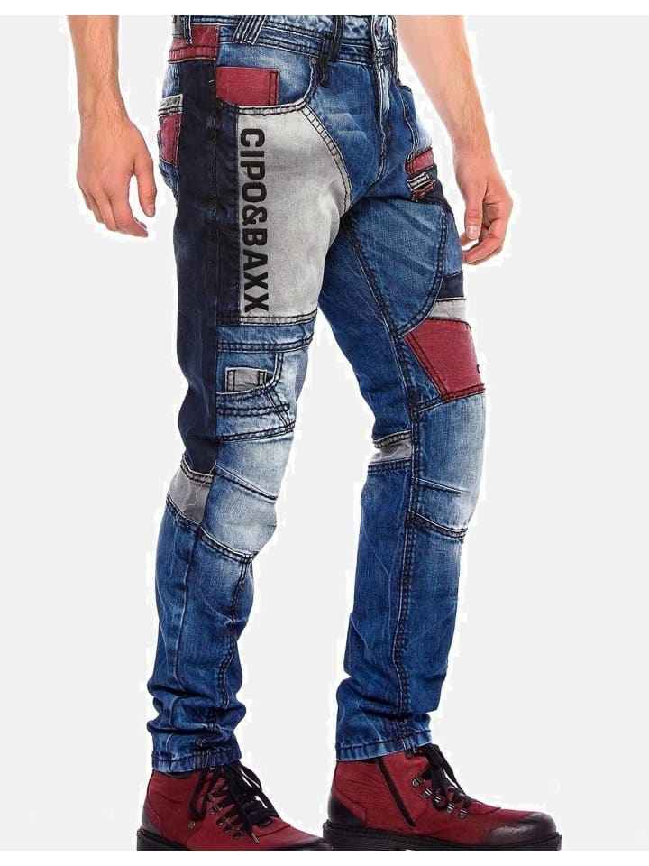 Джинсы Cipo & Baxx Jeans, синий 
Джинсы Cipo & Baxx Jeans, синий