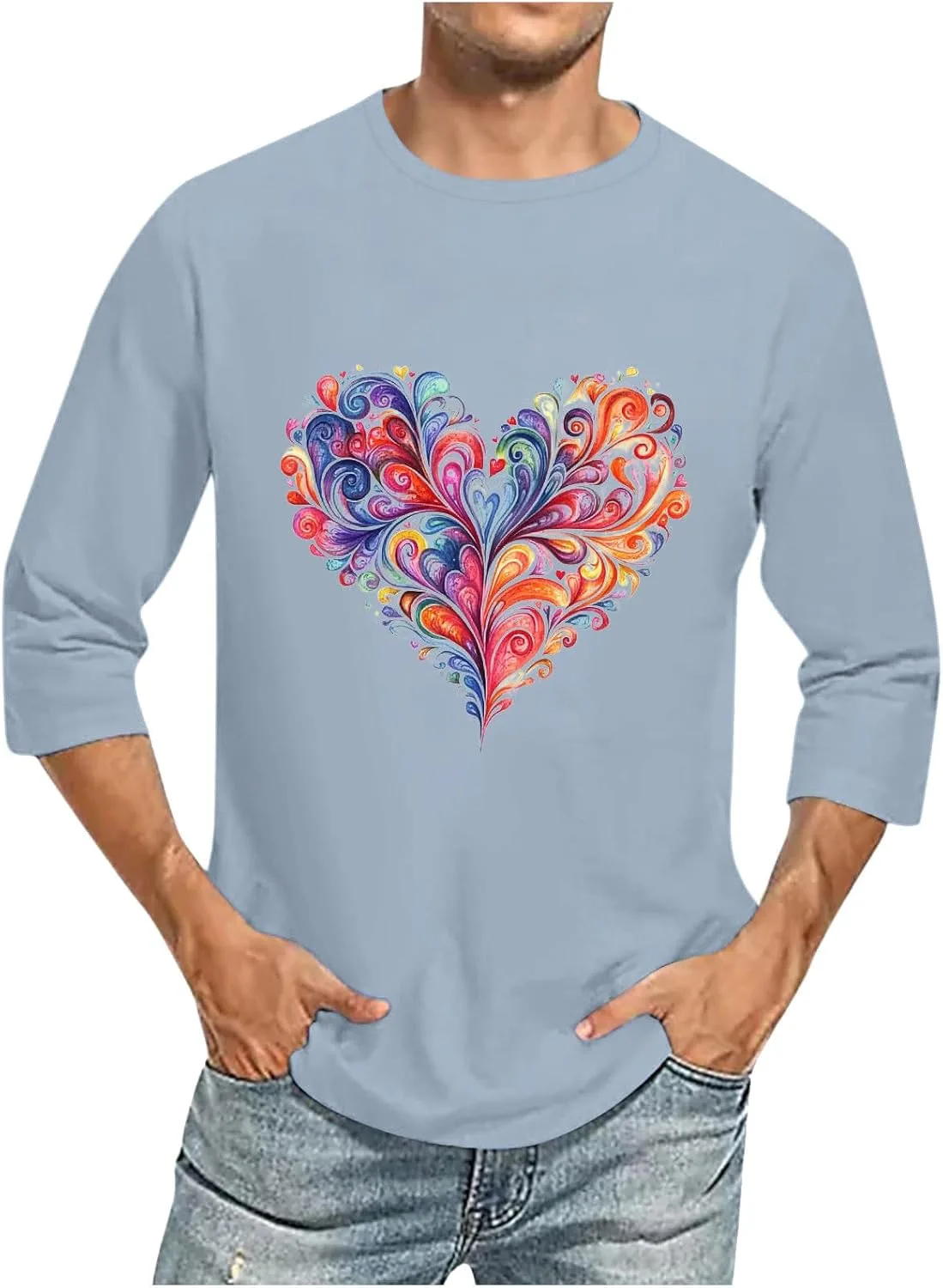 Мужская футболка с коротким рукавом Crew Neck Casual Loose Fit Smxrfitk
Мужская футболка с коротким рукавом Crew Neck Casual Loose Fit Smxrfitk