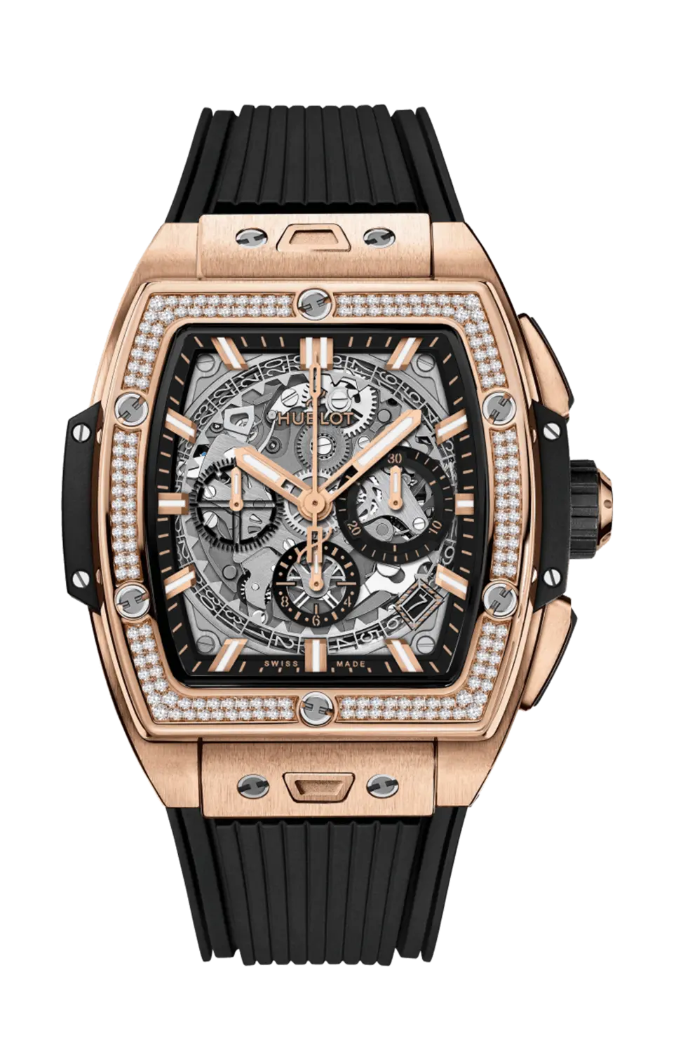 Часы Hublot King gold diamonds chronograph из розового золота с бриллиантами 42 мм
Часы Hublot King gold diamonds chronograph из розового золота с бриллиантами 42 мм