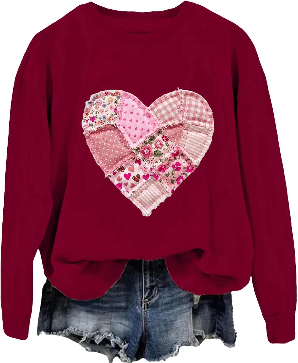 Свитшот Valentine Patchwork Heart Czbic
Свитшот Valentine Patchwork Heart Czbic