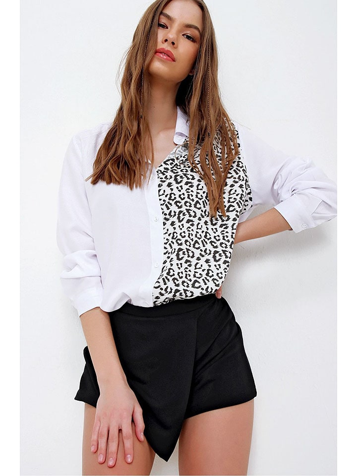 Блузка Trend Alaçatı Stili, белый/черный
Блузка Trend Alaçatı Stili, белый/черный