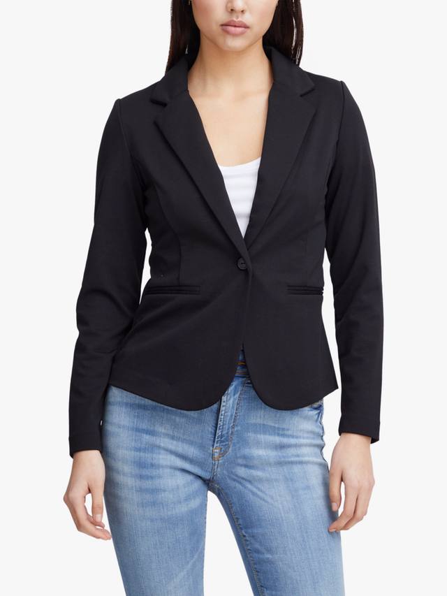 Сшитый на заказ блейзер кейт ICHI, черный
Сшитый на заказ блейзер кейт ICHI, черный