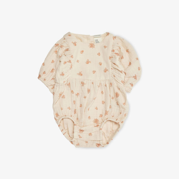 Песочник H&M Adorables из хлопкового муслина с цветочным принтом и пышными рукавами 0-6 месяцев, белый
Песочник H&M Adorables из хлопкового муслина с цветочным принтом и пышными рукавами 0-6 месяцев, белый