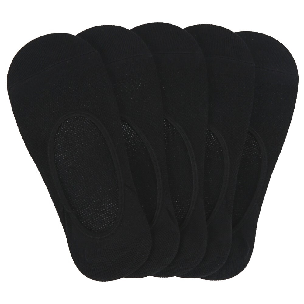 Набор из 5 женских носков с сетчатой подкладкой Footie Sof Sole, черный
Набор из 5 женских носков с сетчатой подкладкой Footie Sof Sole, черный