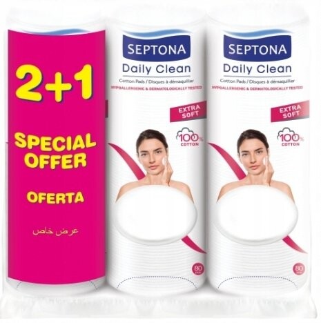 Очень мягкие косметические подушечки, 2+1. Septona
Очень мягкие косметические подушечки, 2+1. Septona