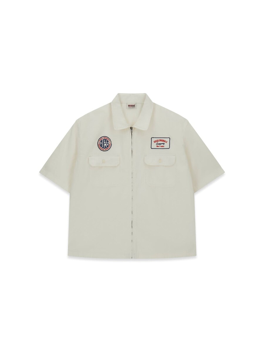 Рубашка на пуговицах классического кроя GUESS, кремовый
Рубашка на пуговицах классического кроя GUESS, кремовый