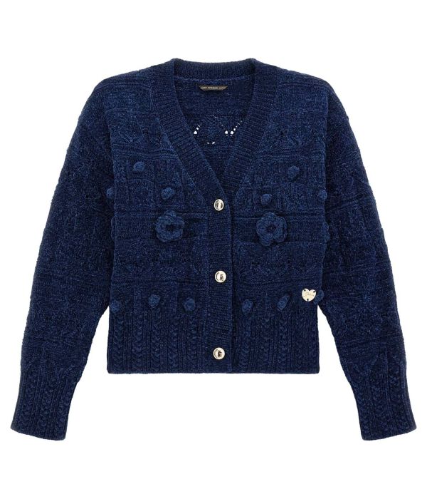 Кардиган детский Guess на пуговицах декорированный, синий
Кардиган детский Guess на пуговицах декорированный, синий