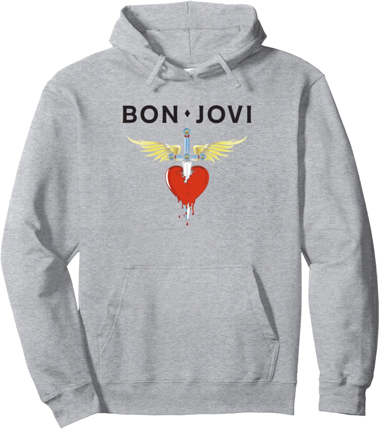 Официальная толстовка Bon Jovi Heart Dagger, серая
Официальная толстовка Bon Jovi Heart Dagger, серая