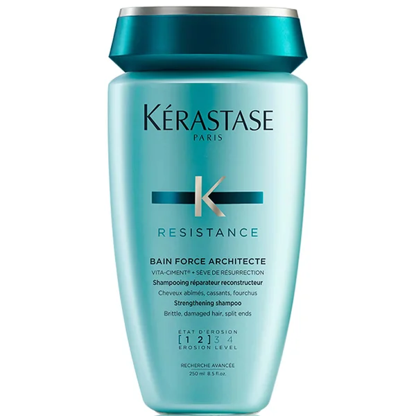 Kérastase resistance bain force architecture реструктурирующий восстанавливающий шампунь 250 мл Kerastase, объем 250 мл
Kérastase resistance bain force architecture реструктурирующий восстанавливающий шампунь 250 мл Kerastase, объем 250 мл