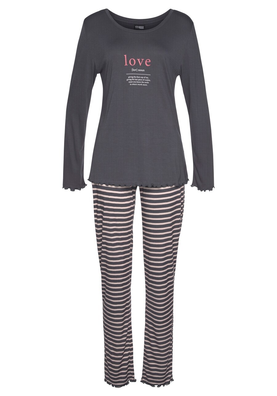Пижама Vivance VD LOVE PJ, антрацит
Пижама Vivance VD LOVE PJ, антрацит