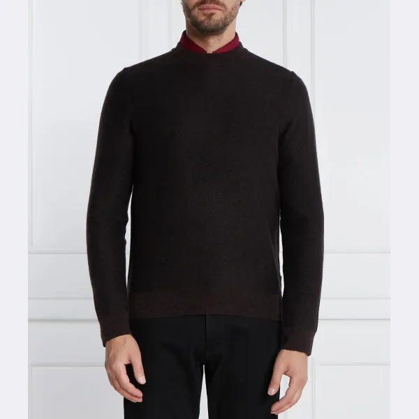 Шерстяной свитер обычного кроя Marameo Boss, коричневый
Шерстяной свитер обычного кроя Marameo Boss, коричневый