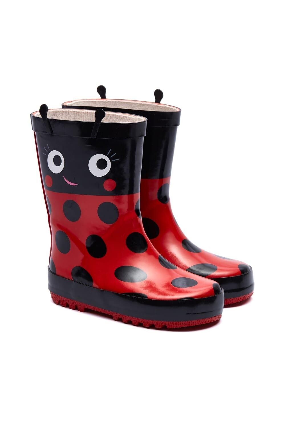 Резиновые сапоги с божьей коровкой Harry Bear, красный
Резиновые сапоги с божьей коровкой Harry Bear, красный