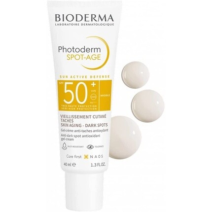 Photoderm Spot-Age Invisible Spf50+ 40мл, Bioderma
Photoderm Spot-Age Invisible Spf50+ 40мл, Bioderma