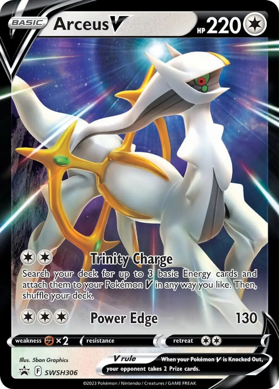 Карточная игра Arceus V SWSH306/298 - SWSH Black Star Promos Holofoil
Карточная игра Arceus V SWSH306/298 - SWSH Black Star Promos Holofoil