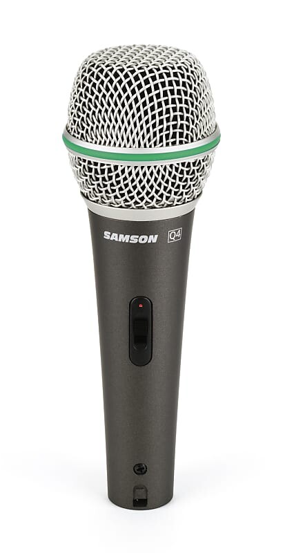 Динамический вокальный микрофон Samson Q4 Supercardioid Dynamic Mic
Динамический вокальный микрофон Samson Q4 Supercardioid Dynamic Mic